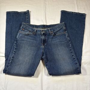 Lucky Brand Dungarees Woman's Josie Mid-Rise Flare Reg Length Med-Wash Size 29